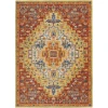 Nourison Allur Red Multicolor ALR04 4ft. x 6ft. Rect. Rug