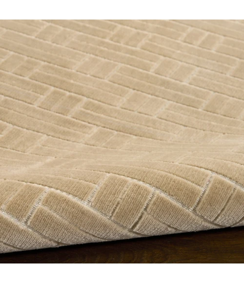 Nourison Washable Charm Beige Ivory WCH02 4 ft. X 6 ft. Rect. Rug