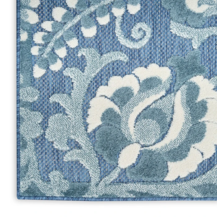 Nourison Aloha Blue ALH17 3 ft. 6 in. X 5 ft. 6 in. Rect. Rug