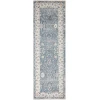 Nourison Home Astra Machine Washable ASW20 Blue 2 ft. X 6 ft. Area Rug