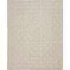 Nourison Home Washable Charm Grey WCH03 8ft. x 10ft. Rect. Rug