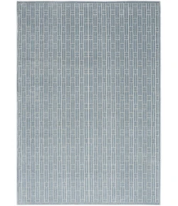 Nourison Home Washable Charm Blue WCH02 5ft. x 7ft. Rect. Rug