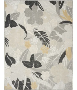Nourison Suncoast Grey SNC01 9ft. x 12ft. Rect. Rug