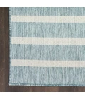 Nourison Positano Aqua Ivory POS03 12ft. x 15ft. Rect. Rug