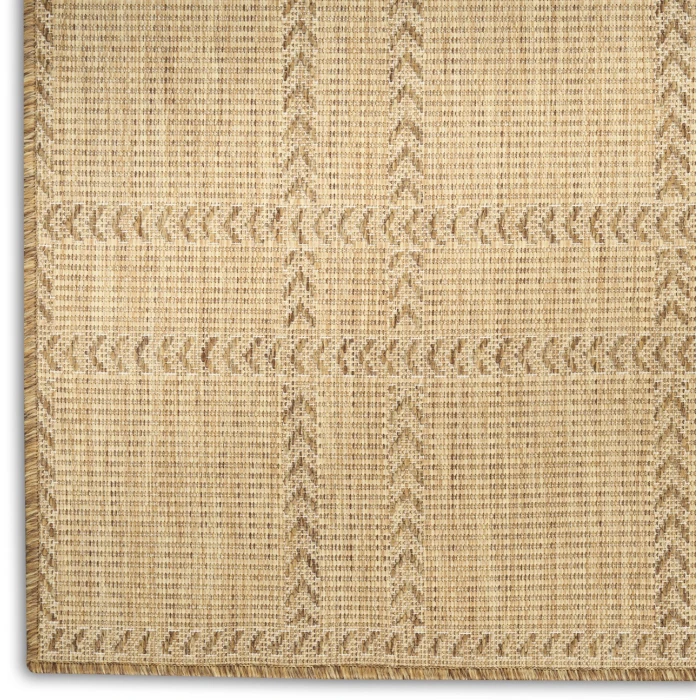 Nourison Home Horizon Indoor/Outdoor Tan HOZ04 3ft. x 5ft. Rect. Rug