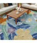 Nourison Home Suncoast Blue SNC01 7ft.10in. x 9ft.10in. Rect. Rug