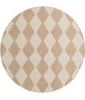 Nourison Positano Jute POS04 5ft. Round Rug