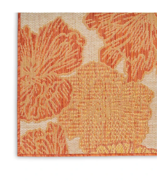 Nourison Garden Oasis Coral GOA04 2 ft. X 6 ft. Rect. Rug