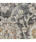 Nourison Oushak Home Charcoal OUS01 2 ft. X 6 ft. Rect. Rug