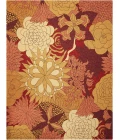 Nourison Home South Beach Red SOU07 8ft. x 10ft.6in. Rect. Rug