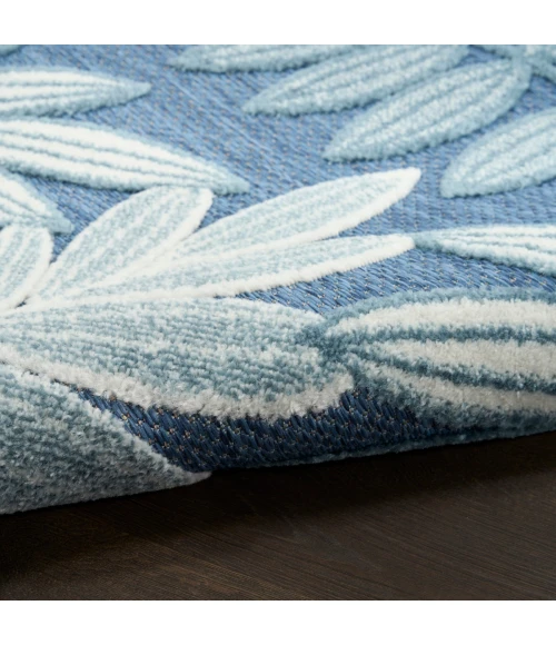 Nourison Aloha Blue ALH18 3 ft. 6 in. X 5 ft. 6 in. Rect. Rug