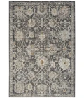Nourison Oushak Home Charcoal OUS01 6 ft. X 9 ft. Rect. Rug