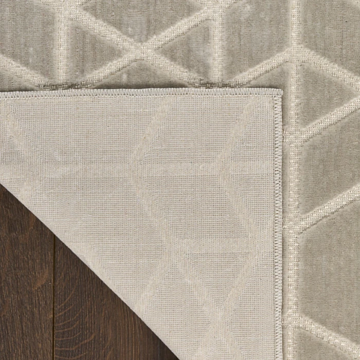Nourison Home Washable Charm Grey WCH01 8ft. x 10ft. Rect. Rug