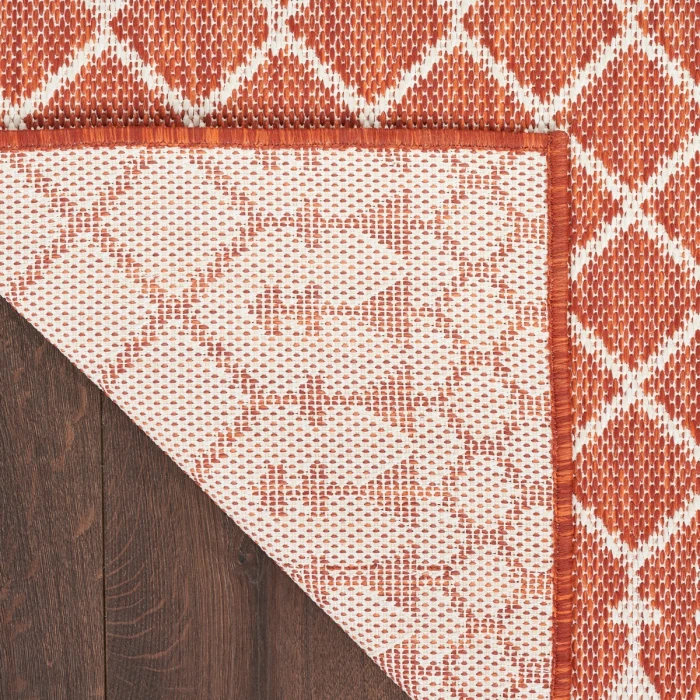 Nourison Positano Terracotta POS02 4 ft. X 6 ft. Rect. Rug