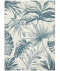 Nourison Aloha Ivory Blue ALH43 9 ft. X 12 ft. Rect. Rug