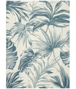 Nourison Home Aloha ALH43 Ivory Blue 9 ft. X 12 ft. Area Rug