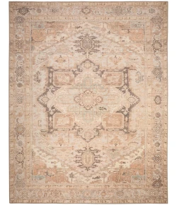 Nourison Home Vintage Washables VWS11 Coral Mint 9 ft. X 12 ft. Area Rug