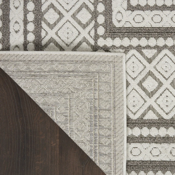 Nourison Key Largo Light Grey KLG02 2ft.2in. x 10ft. Rect. Rug