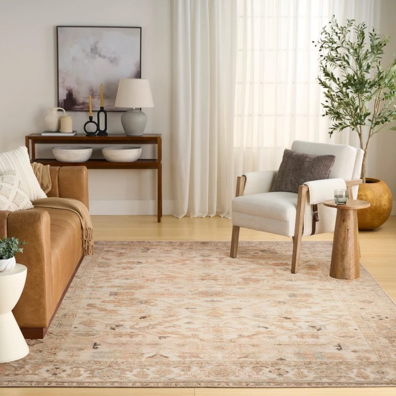 Nourison Vintage Washables Beige VWS17 9 ft. 10 in. X 13 ft. 2 in. Rect. Rug