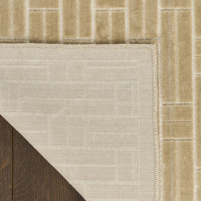 Nourison Home Washable Charm Beige WCH02 2ft. x 6ft. Rect. Rug