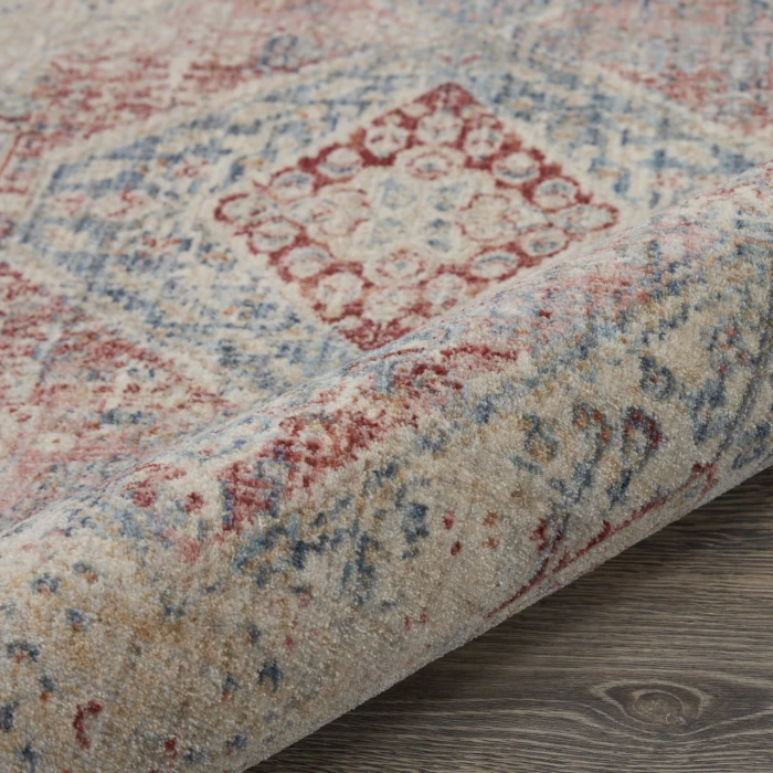 Nourison Home Homestead Blue HMS03 2ft.7in. x 12ft. Rect. Rug