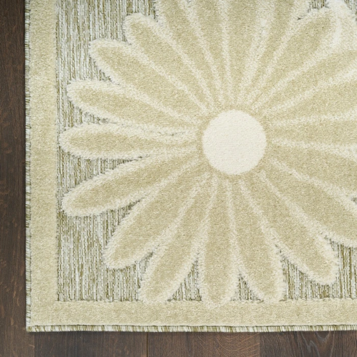 Nourison Aloha Ivory Sage ALH33 3 ft. 6 in. X 5 ft. 6 in. Rect. Rug