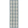 Nourison Home Positano POS04 Aqua 2 ft. 2 in. X 8 ft. Area Rug