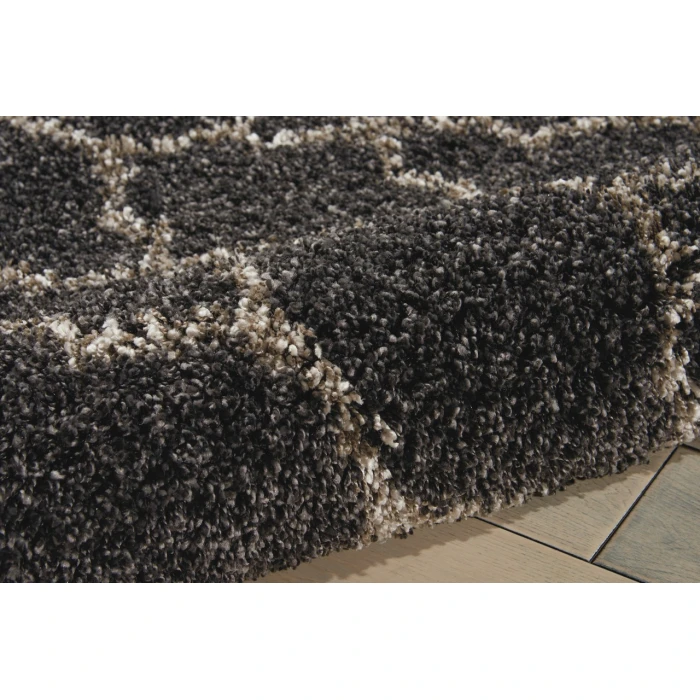 Nourison Home Amore Black AMOR2 6ft.7in. x Square Square Rug