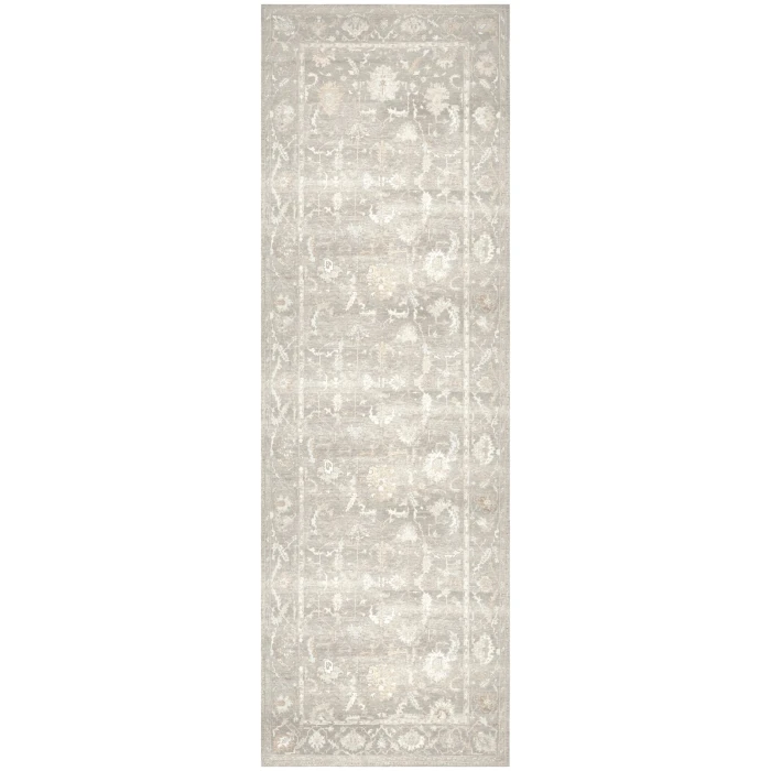 Nourison Vintage Washables Grey VWS09 2 ft. X 6 ft. Rect. Rug