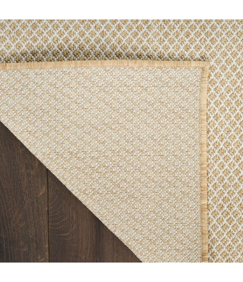 Nourison Courtyard Natural COU01 2 ft. X 6 ft. Rect. Rug