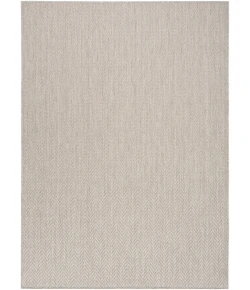 Nourison Home Horizon Indoor/Outdoor HOZ02 Grey 4 ft. X 6 ft. Area Rug