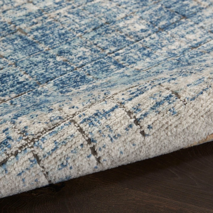 Nourison Quarry Blue QUA13 2ft. 2in. x 7ft. 6in. Rect. Rug