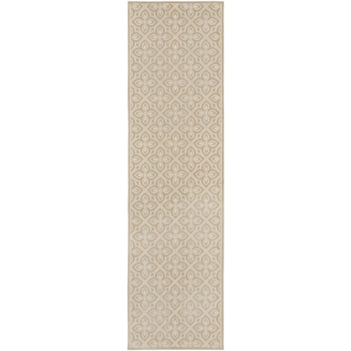 Nourison Home Washable Charm Beige WCH03 2ft. x 6ft. Rect. Rug