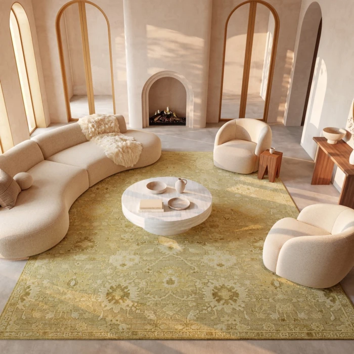 Nourison Ravello Taupe Beige RVL01 5ft.3in. x 7ft.3in. Rect. Rug