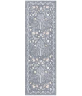 Nourison Home Botanical Washables Blue BOT04 2ft. x 6ft. Rect. Rug