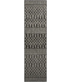 Nourison Positano Black POS02 2ft.2in. x 8ft. Rect. Rug