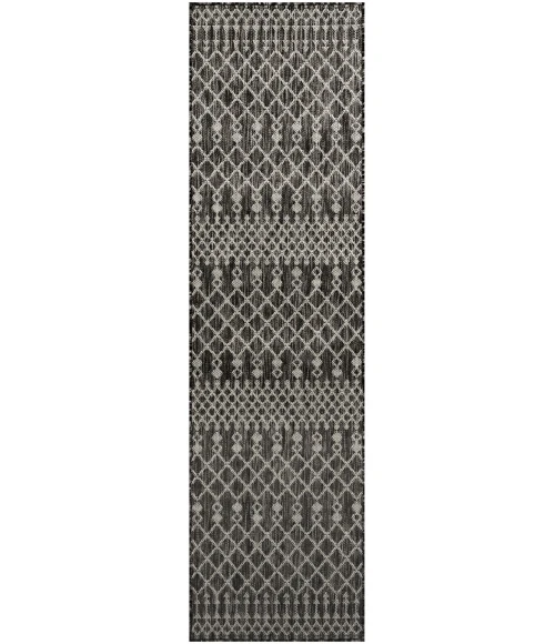 Nourison Positano Black POS02 2ft.2in. x 8ft. Rect. Rug