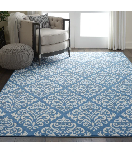 Nourison Home Grafix Blue GRF06 6ft. x 9ft. Rect. Rug