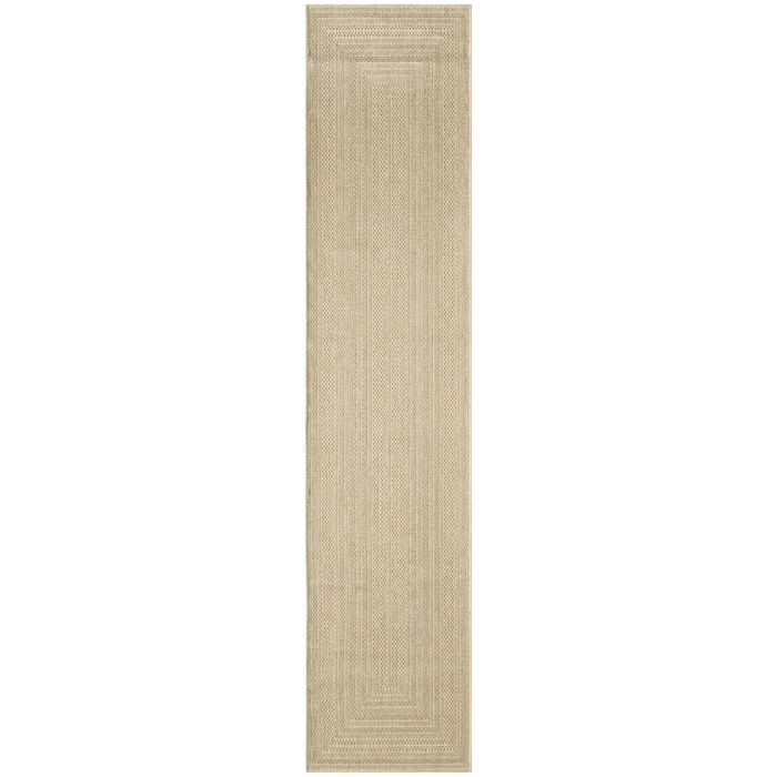 Nourison Tulum Taupe Ivory TLM04 2 ft. X 6 ft. Rect. Rug