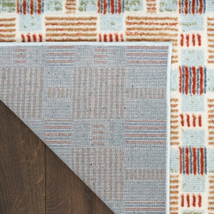 Nourison Nordic Rust Multicolor NRC14 3ft. x 5ft. Rect. Rug