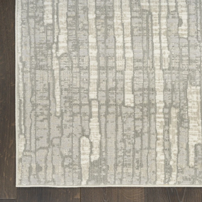 Nourison Soft Structure Grey SOF03 7ft.10in. x 9ft.10in. Rect. Rug