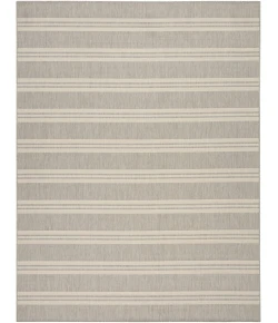 Nourison Home Horizon Indoor/Outdoor Grey HOZ05 8ft. x 10ft. Rect. Rug