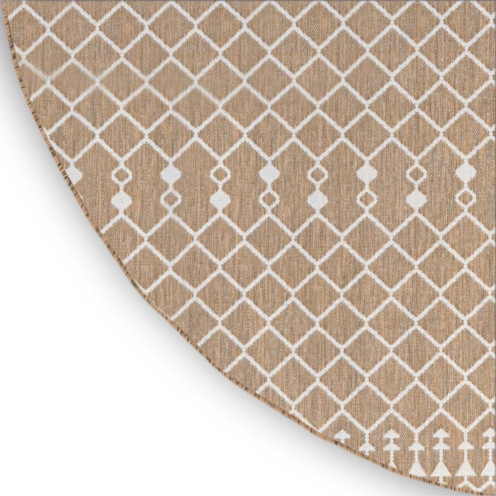 Nourison Positano Jute POS02 4ft. Round Rug