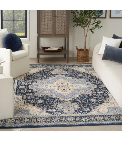 Nourison Nourison Essentials Persian Navy NRE07 10 ft. X 14 ft. Rect. Rug