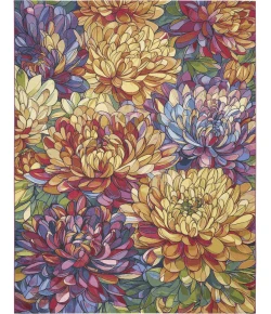 Nourison Home Color Splash Multicolored CSP06 5ft.3in. x 7ft.3in. Rect. Rug