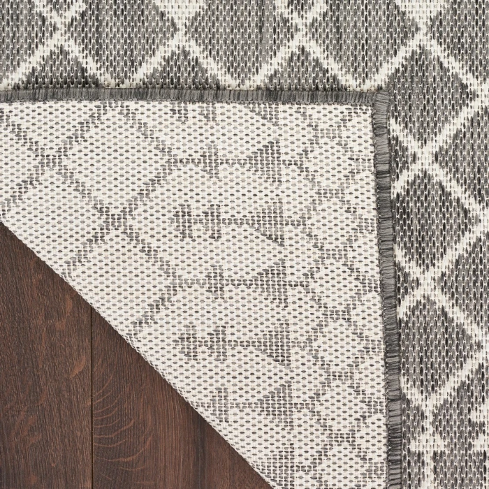 Nourison Positano Charcoal POS02 5 ft. X 7 ft. Rect. Rug