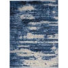 Calvin Klein River Flow Blue Grey RFV01 5ft. 3in. x 7ft. 3in. Rect. Rug