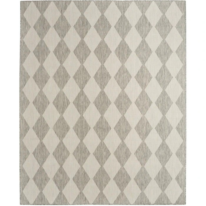 Nourison Positano Light Grey POS04 10ft. x 14ft. Rect. Rug
