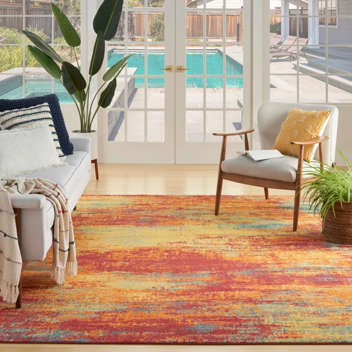 Nourison Nourison Essentials Flame NRE06 10 ft. X 14 ft. Rect. Rug