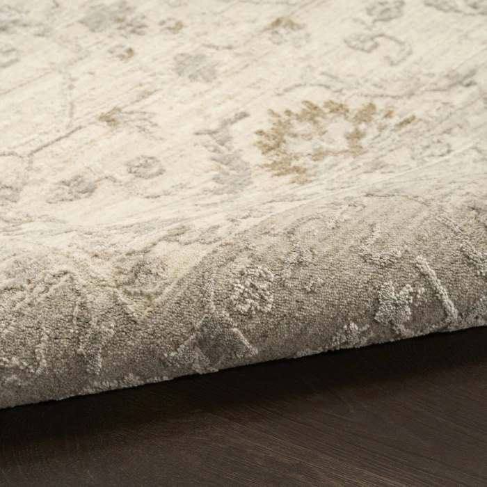 Nourison Moonlit Ivory Grey MLI01 12ft. x 15ft. Rect. Rug